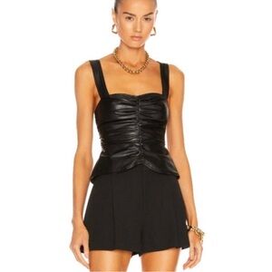 ALC leather top size 4